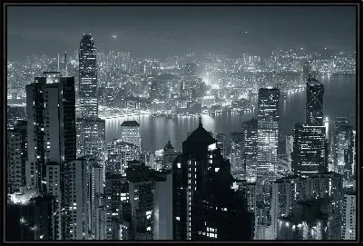 Картина Ночной город №8