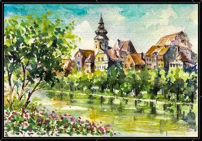 Картина Городской пейзаж №26