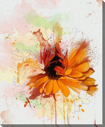 Картина маслом Арт цветок