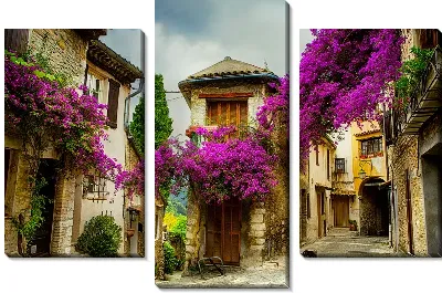 Модульная картина Улицы Италии №2