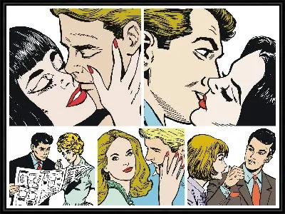 Поп арт коллаж