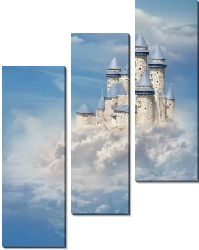 Модульная картина Воздушный замок
