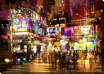 Постер Красочный Китай