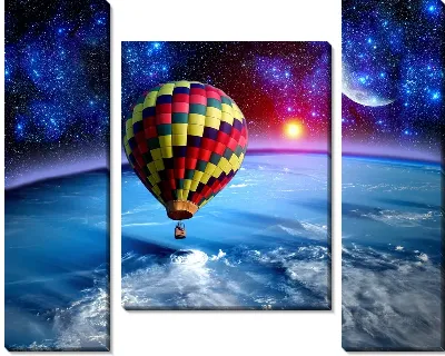Модульная картина Воздушный шар №8