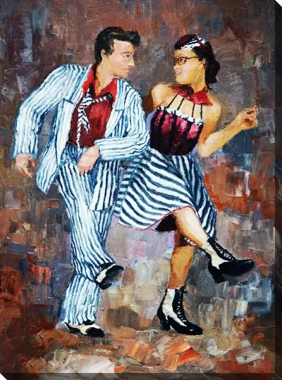 Картина маслом Веселые танцы