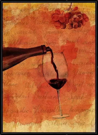 Картина Бокал хорошего вина