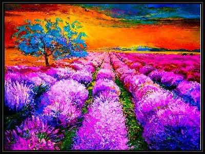 Картина Яркий пейзаж