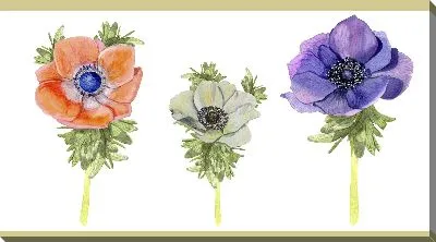 Картина маслом Яркие цветы