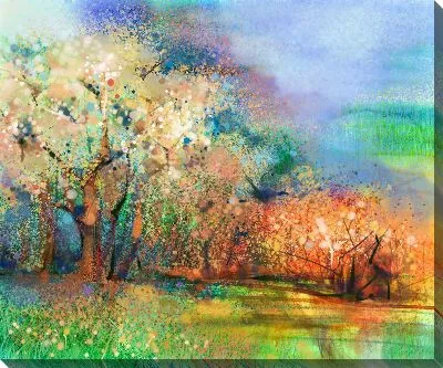 Картина маслом Арт деревья №2