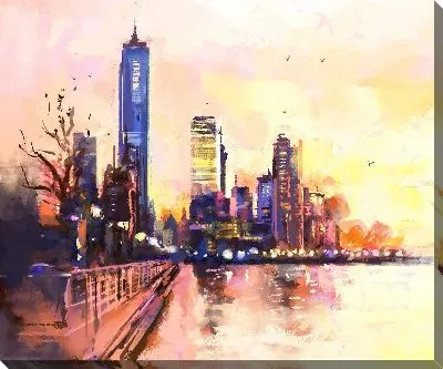 Городской пейзаж №28