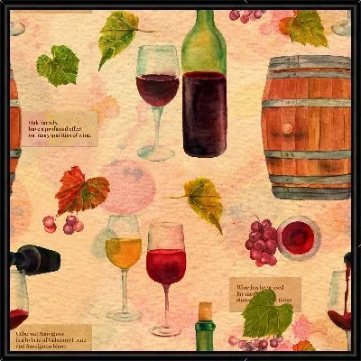 Картина Разные вина