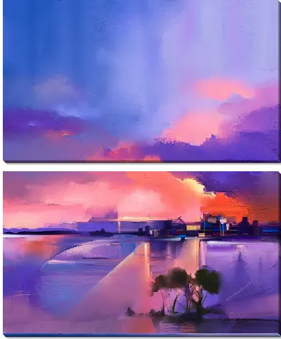 Модульная картина Арт пейзаж №2