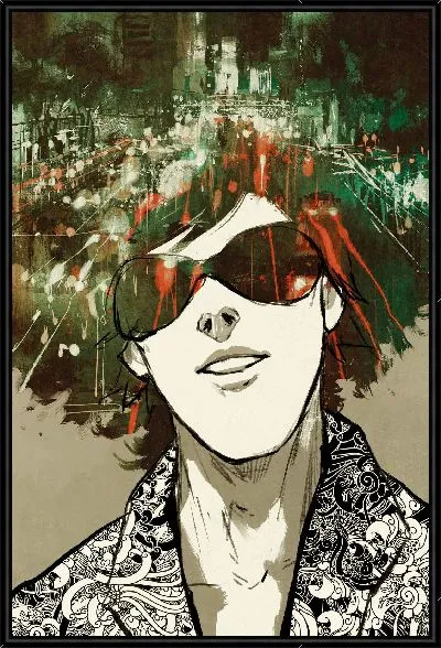 Картина Город в волосах