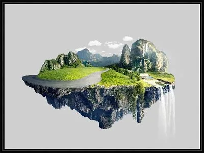 Картина Дорога по острову