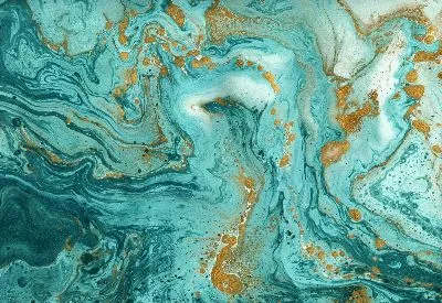 Плакат Движение красок