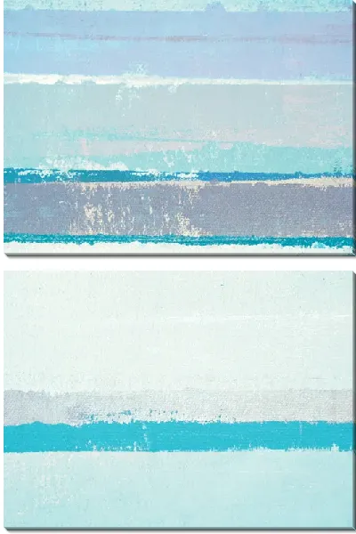 Модульная картина Голубые оттенки