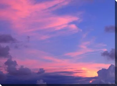 Сиреневое небо