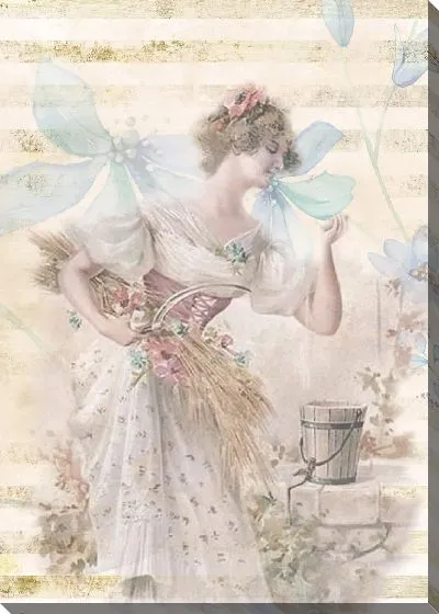 Картина маслом Барышня