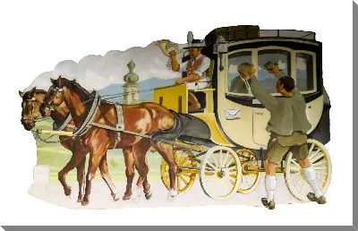 Картина маслом Королевская карета