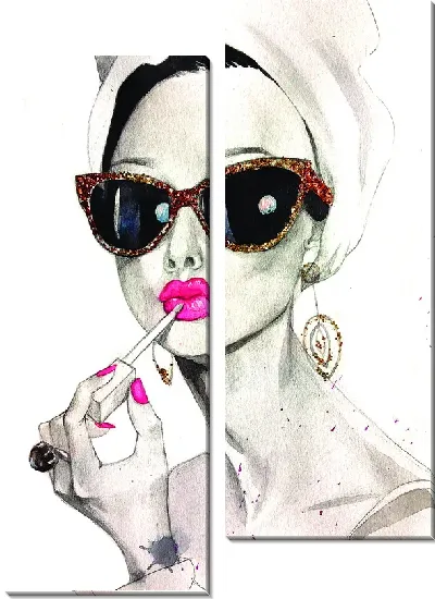 Модульная картина Модная штучка