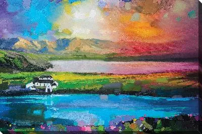 Картина маслом Пейзаж у озера