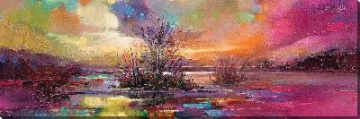 Картина маслом Абстрактный пейзаж