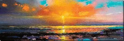 Картина маслом Закат №54