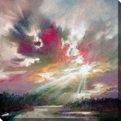 Постер Свет сквозь облака