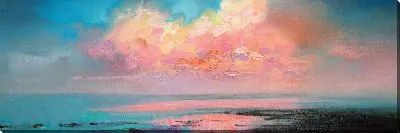 Постер Облака над морем