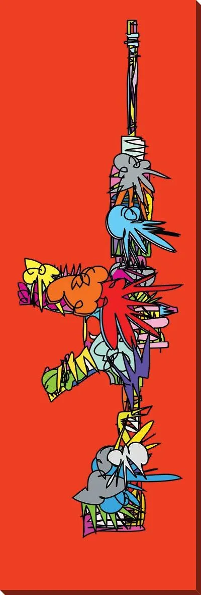 Картина маслом АК47