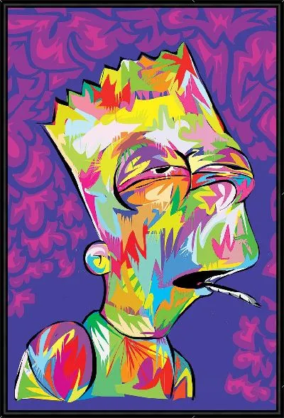 Картина Барт Симпсон