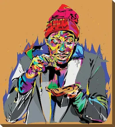 Картина маслом Крупинки