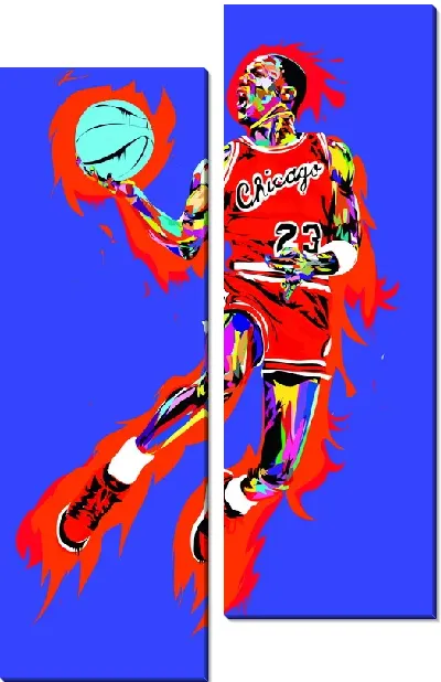 Модульная картина Майкл Джордан №2