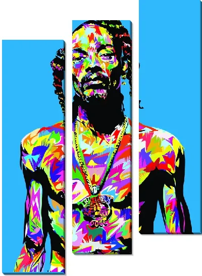 Модульная картина Снуп Догг