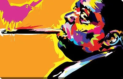 Картина маслом Печально известный