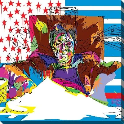 Картина маслом Шрам