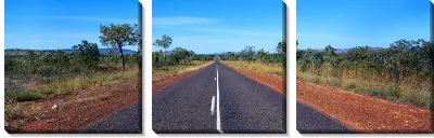 Модульная картина Дорога в даль