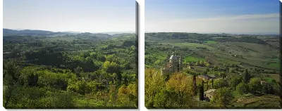 Модульная картина Вид на замок