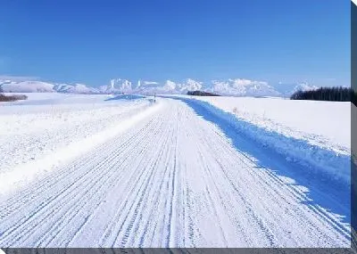 Постер Зимняя дорога
