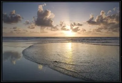 Закат на море №9