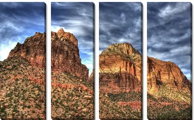 Модульная картина Скалы №10