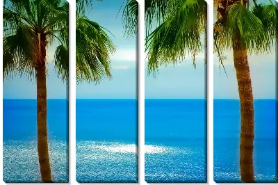 Модульная картина Вид на море №17