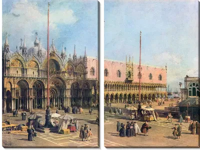 Модульная картина Площадь Сан-Марко (Piazza San-Marco)