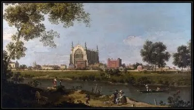 Картина Речной Пейзаж (Eton College)