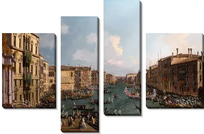 Модульная картина Регата на большом канале (A Regatta on the Grand Canal)