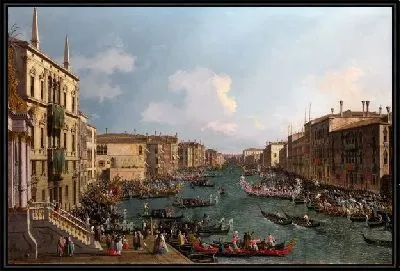 Картина Регата на большом канале (A Regatta on the Grand Canal)