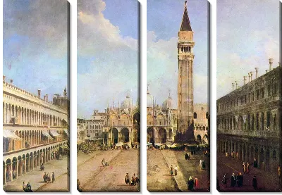 Модульная картина Площадь Сан Марко (The Piazza San Marco)