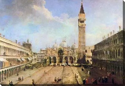 Картина маслом Площадь Сан Марко (The Piazza San Marco)