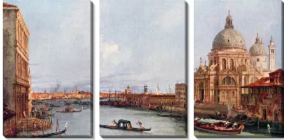 Модульная картина Церковь Санта Мария делла Салюте (The church of Santa Maria della Salute)