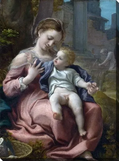 Картина Мадонна с корзиной (The Madonna of the Basket)